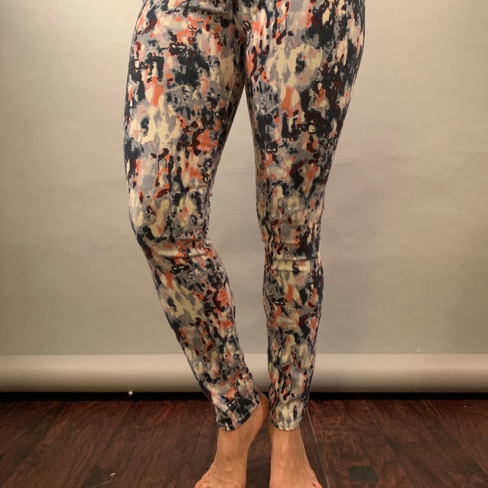 Else Multi-Color Print Low Rise Skinny Jeans